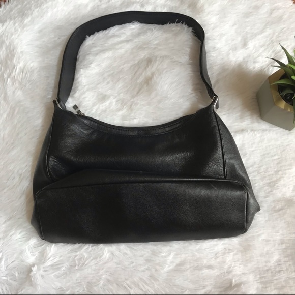 Kim Rogers Black Shoulder Bag w/ Silver Accents - Picture 4 of 14